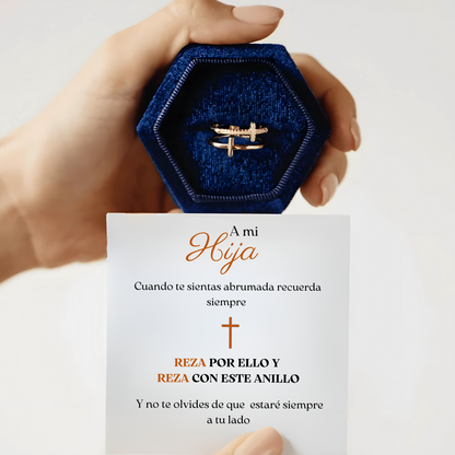 Anillo Bendiciones Oro - A mi Hija