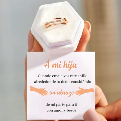 Anillo Abrazo Eterno - A mi hija