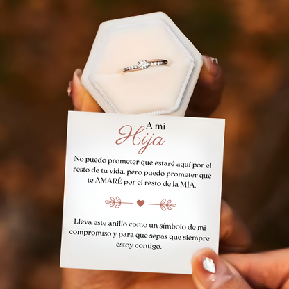 Anillo Promesa Eterna - A Mi Hija