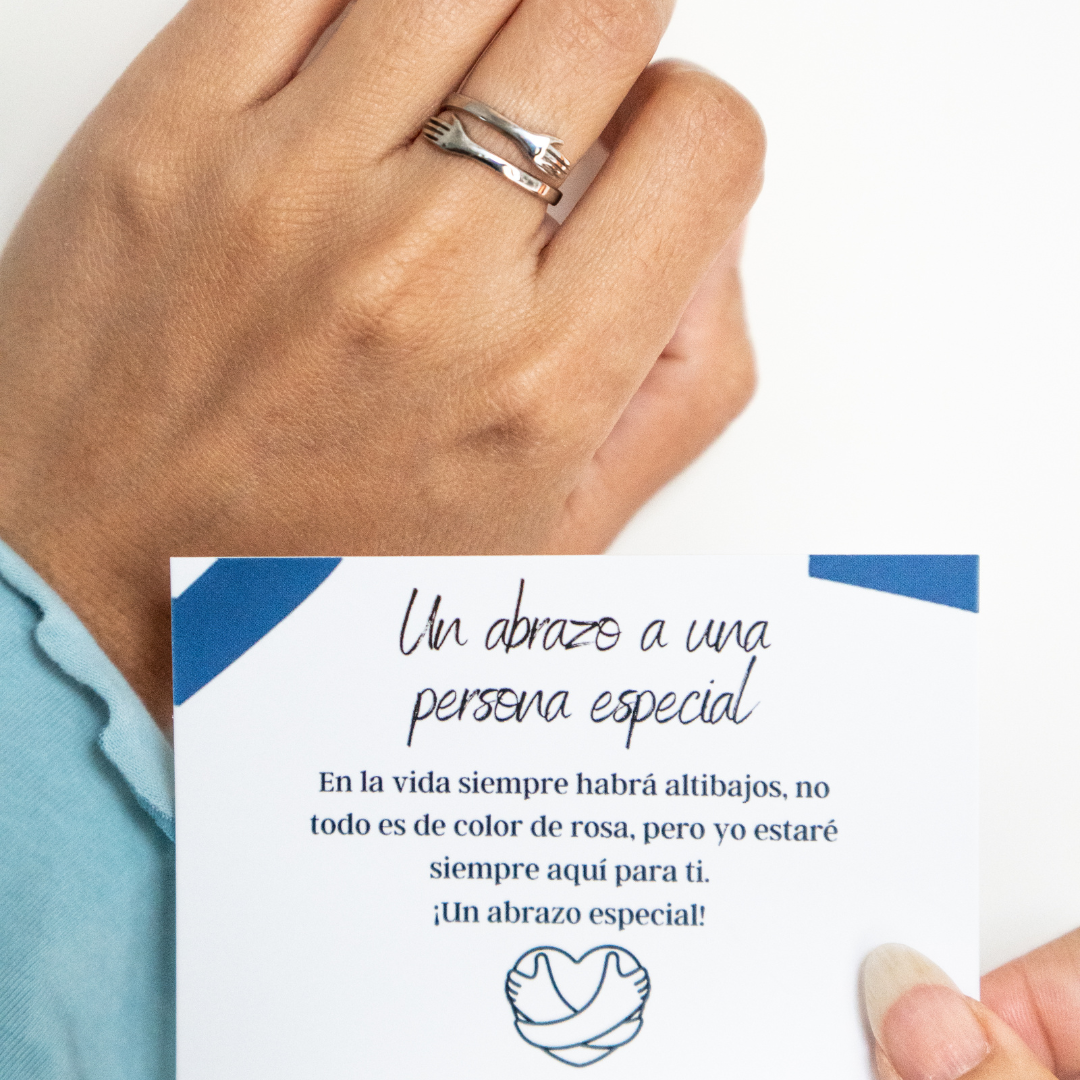 Anillo Abrazo Brillante