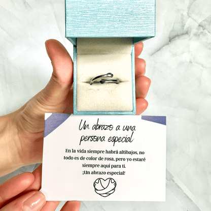 Anillo Abrazo Brillante